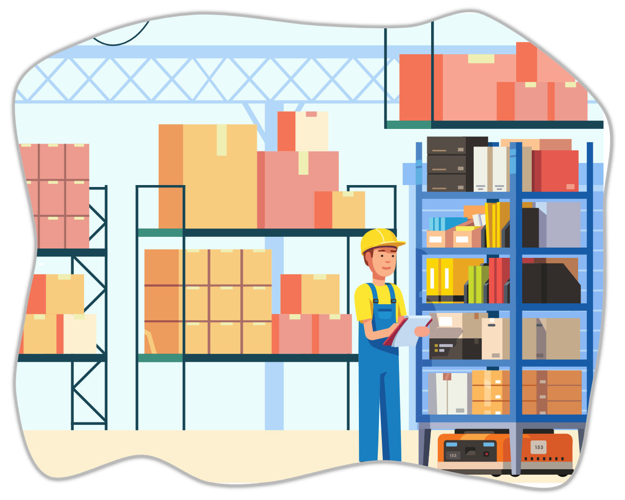 inventory management clipart